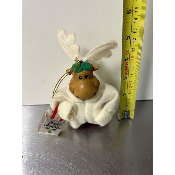 Vintage Avon Holiday Christmas Ornament - Deer Ones Series Ornament - Mrs. Reind - Picture 3 of 6
